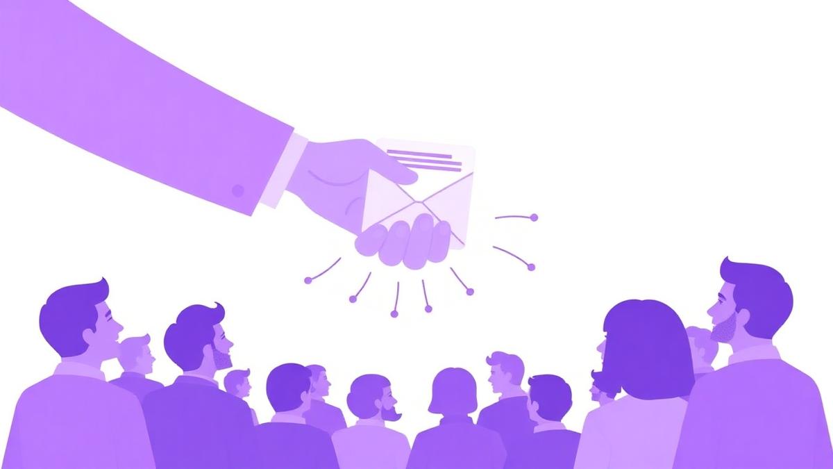 Illustration of acquiring an existing audience asset such as a newsletter or content site to distribute your own product.